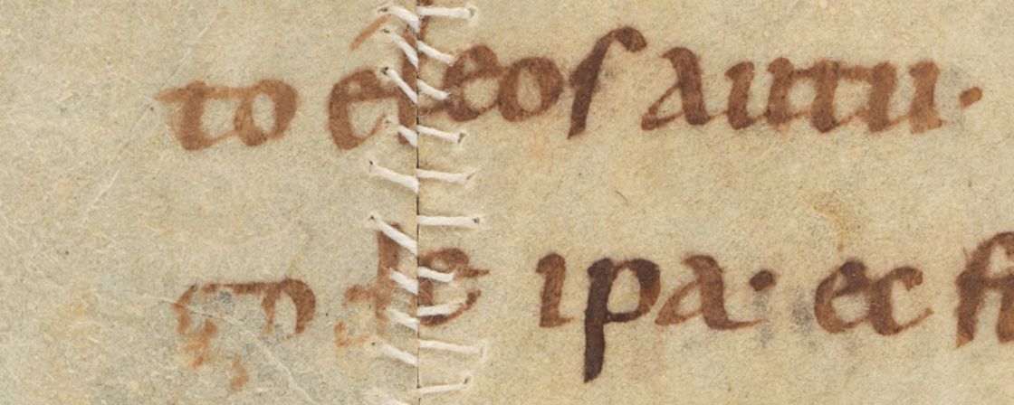 Detail of: Psalterium duplex (Latin-Greek) (fragment), St. Gallen, Stiftsbibliothek St. Gallen, Cod. Sang. 1395 II, p. 336.